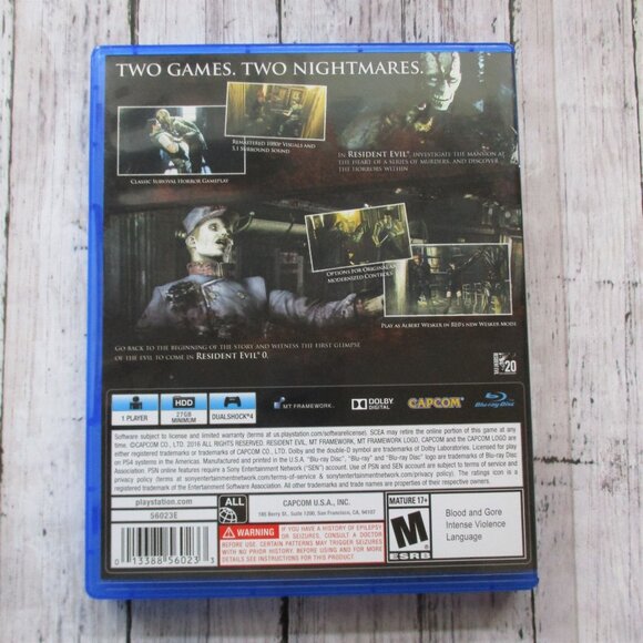 Resident Evil Origins Collection Playstation PS4 Video Game and Case - Picture 5 of 5